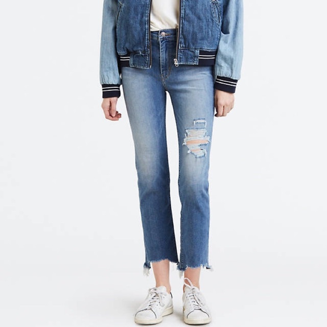 levi's premium 724 high rise straight