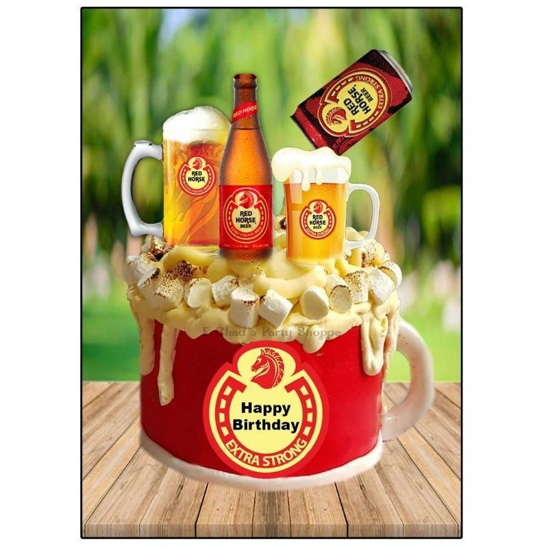 red-horse-customized-cake-topper-shopee-philippines