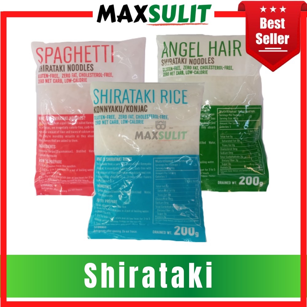 Shirataki Rice Shirataki Noodles 200g Shopee Philippines