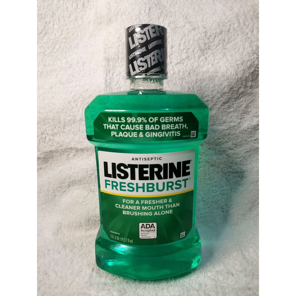 LISTERINE FRESHBURST Antiseptic Mouthwash 1.5L Shopee Philippines