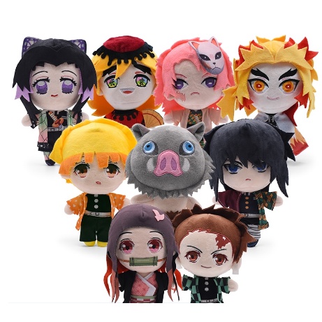 Demon Slayer Plush Toy Kimetsu No Yaiba Kamado Tanjirou Tomioka Giyuu ...