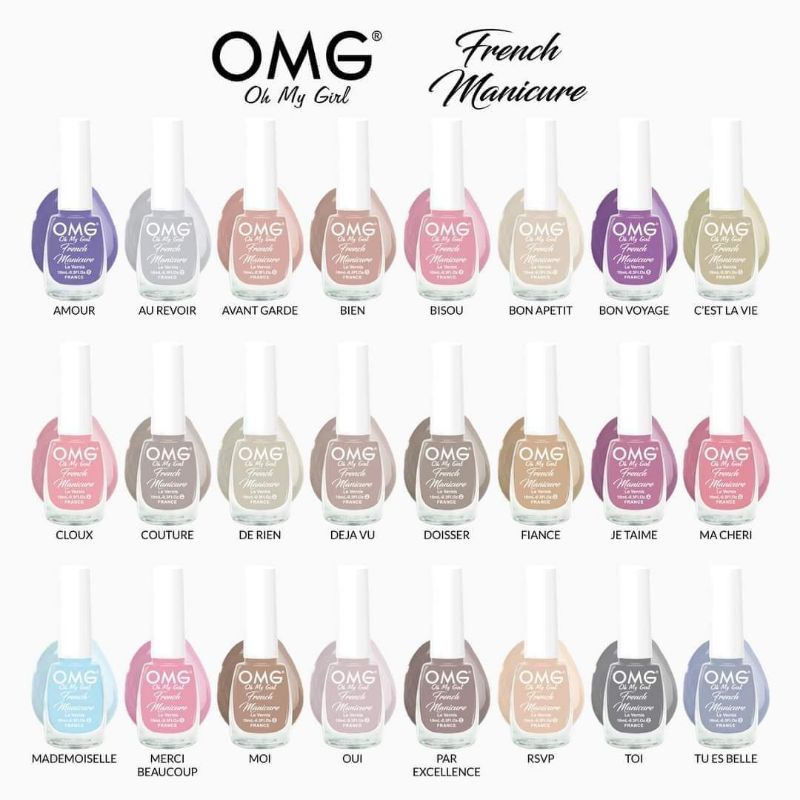 OMG French Manicure Nail Polish | Shopee Philippines