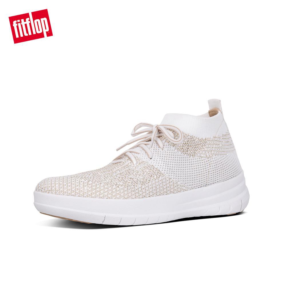 fitflop gold sneakers