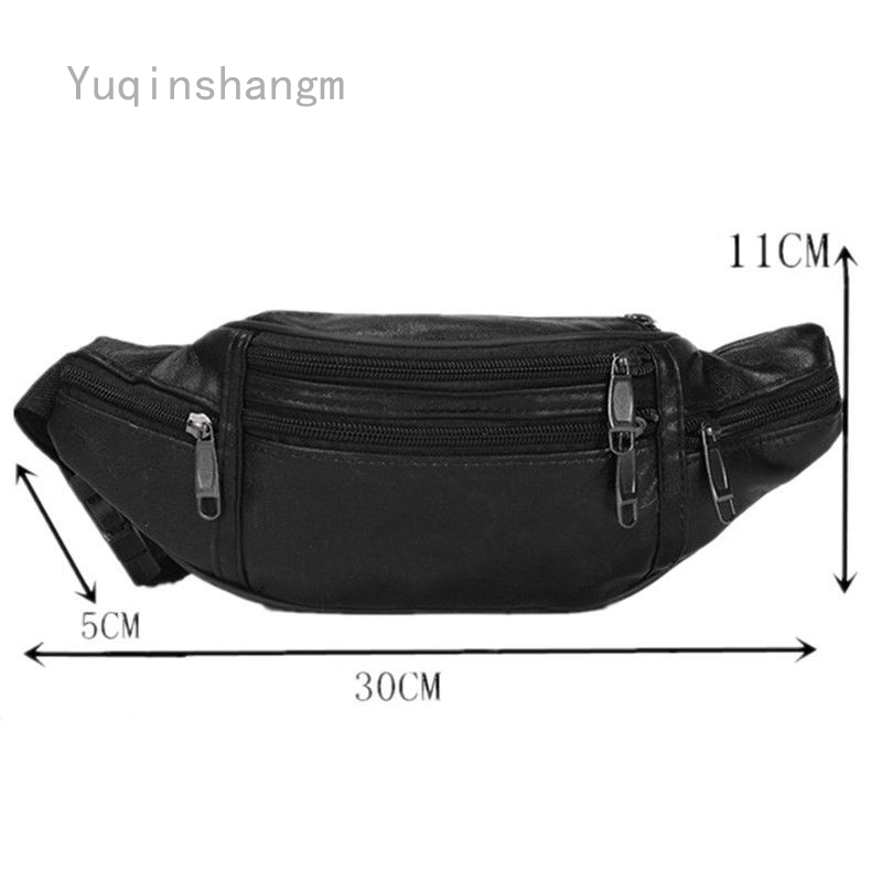 real leather bum bag