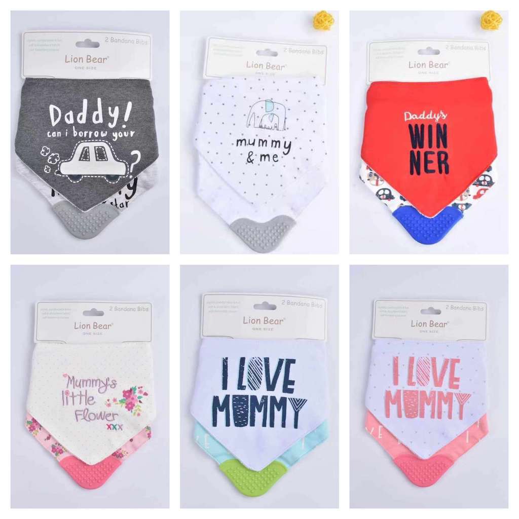 little me bandana bibs