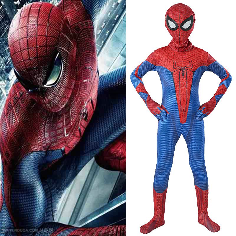 Spider-Man Peter Parker Costume Cosplay Suit Bodysuit Outfit | Shopee  Philippines