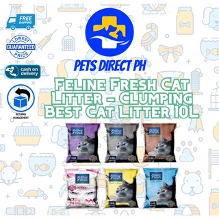 Feline Fresh Cat Litter - Clumping Best Cat Litter 10L