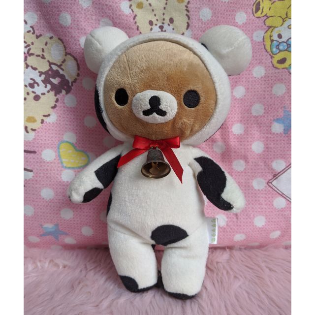 rilakkuma cow plush