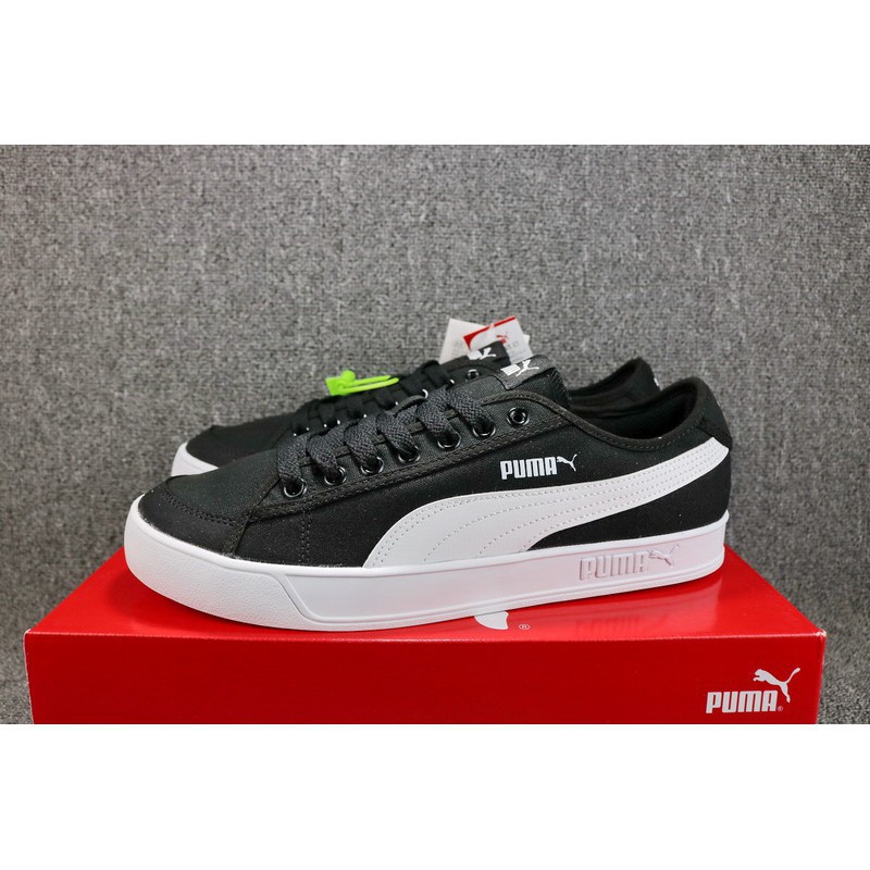 puma canvas trainers