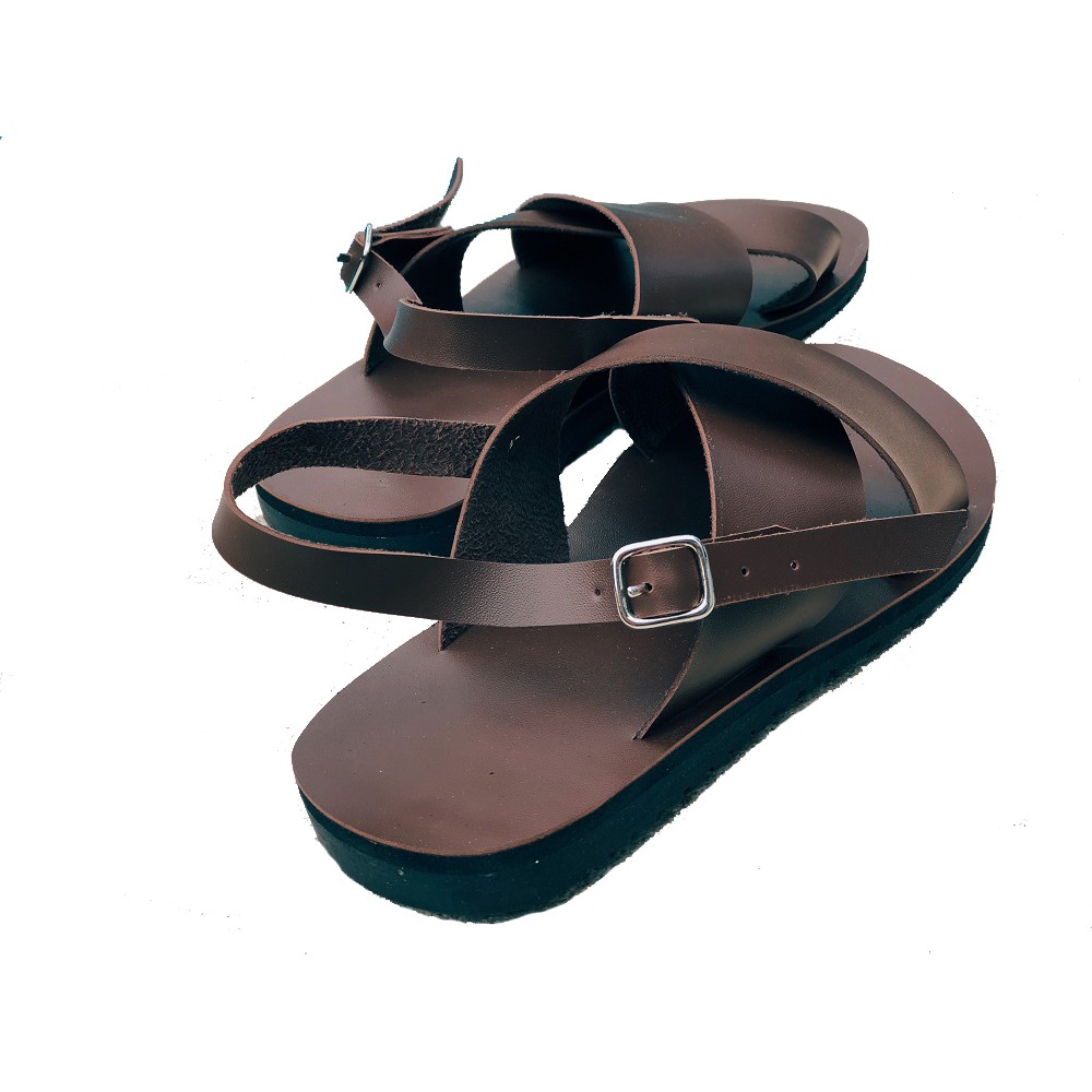 Men's All Brown Sandals Shopee Philippines