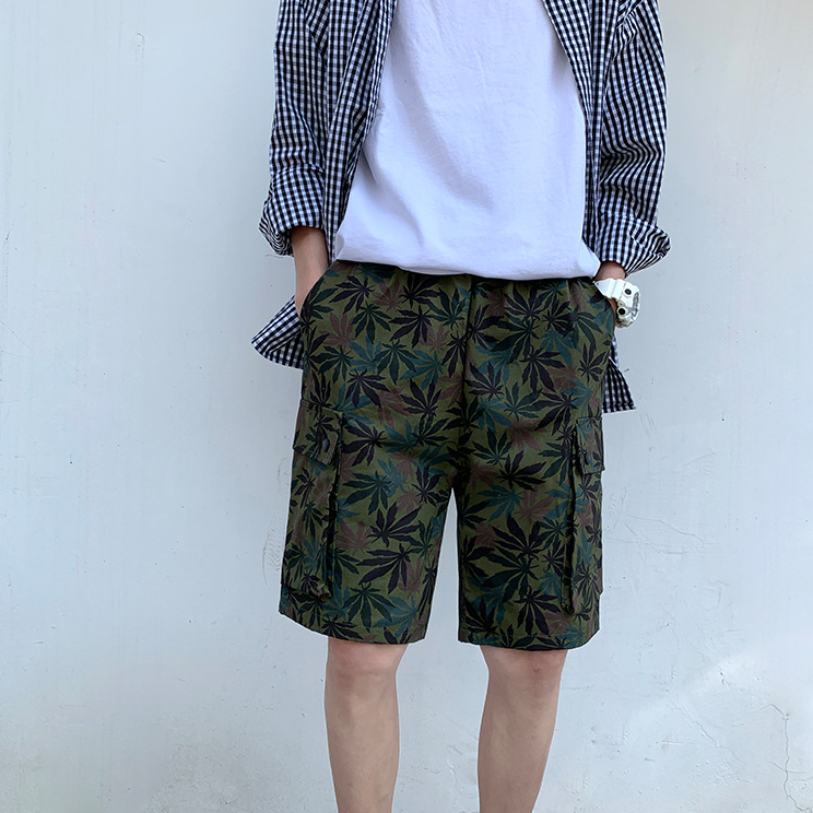 patterned cargo pants