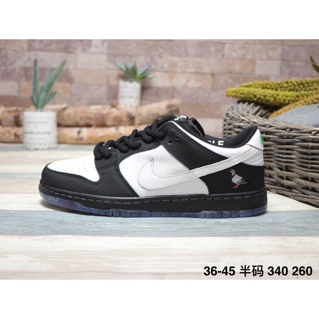 nike sb dunk low panda pigeon
