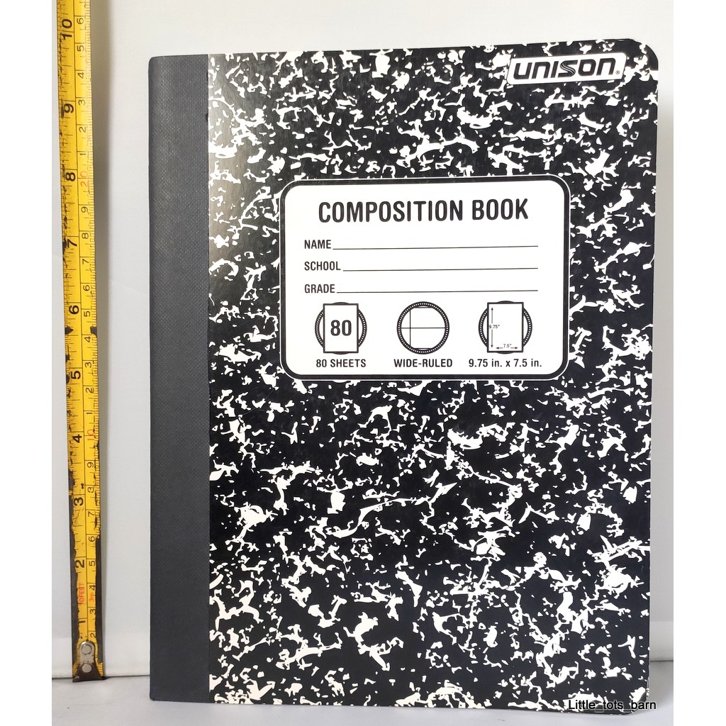 LTB UNISON COLLEGE WIDE RULED COMPOSITION NOTEBOOK HARD COVER Shopee