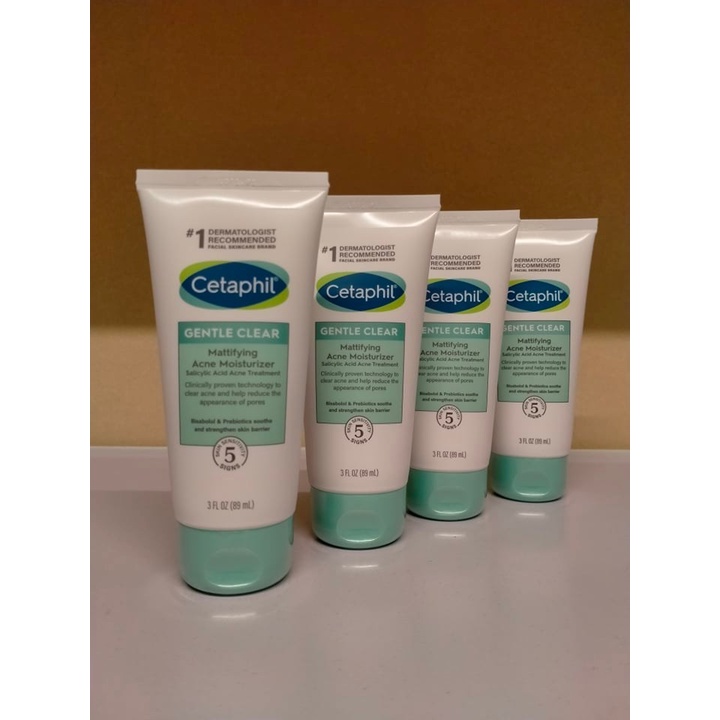 Cetaphil Gentle Clear Mattifying Acne Moisturizer, 3oz (89mL) | Shopee