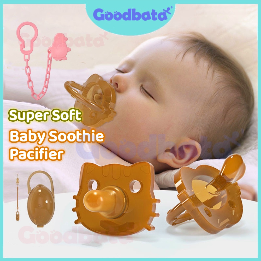 Ready Stock Silicone Newborn Baby Nipples Teether Pacifier Full