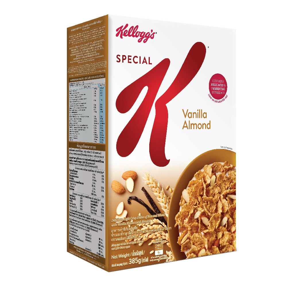 Kellogg S Special K Vanilla Almond Cereal Nutrition Facts Blog Dandk