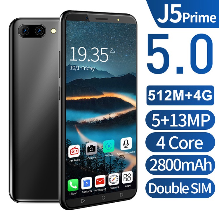 Smart Phone J5 Prime 512MB RAM 4GB ROM 5.0 inch Double Sim ...
