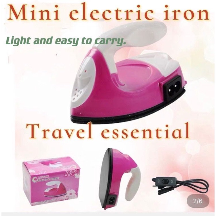 Aprimay Mini Electric Iron Portable Travel Crafting Craft Clothes Sewing Supplies 
