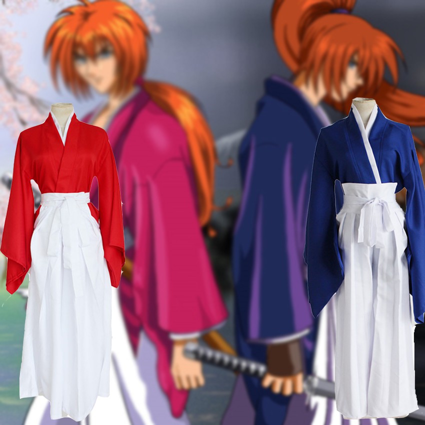 Rurouni Kenshin  Himura  KENSHIN  Cosplay Costume Kimono  