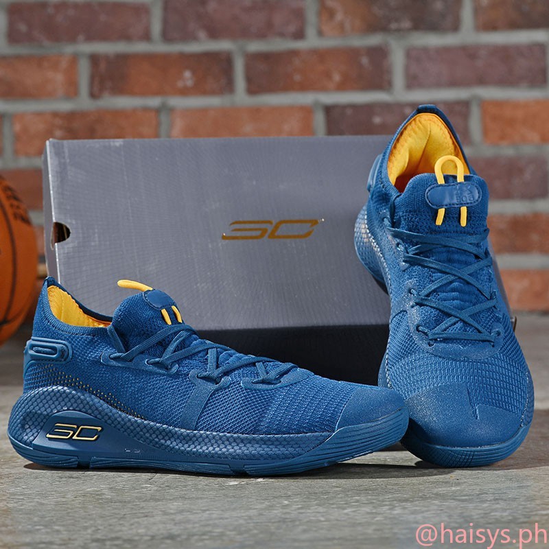 curry 6 blue and yellow