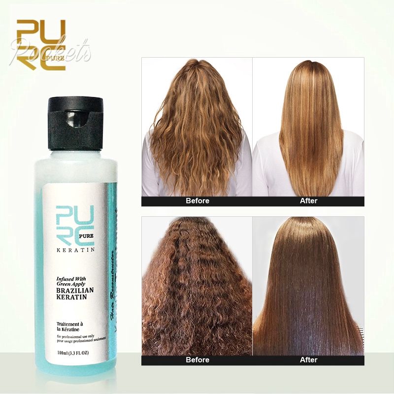 Purc 3 7 Apple Straight Hair Repair Damaged Hair Curly Hair