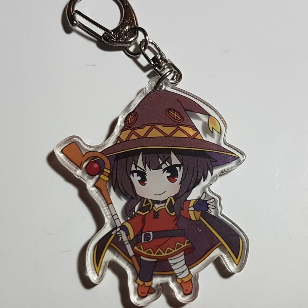 Konosuba Anime Premium Acrylic Keychain ( Megumin , Aqua , Darkness ...