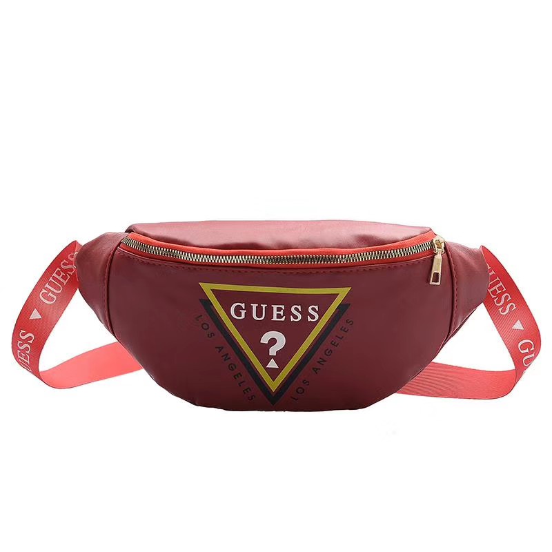 guess fanny pack red