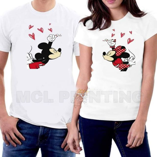 mickey mouse couple t shirt