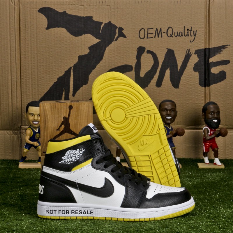 jordan black and yellow shoes