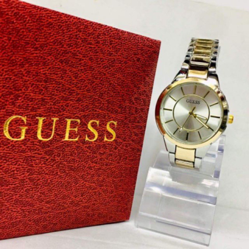 harpun er mere end Tomhed Watchaholick Guess Best Seller Classic Ladies Watch | Shopee Philippines