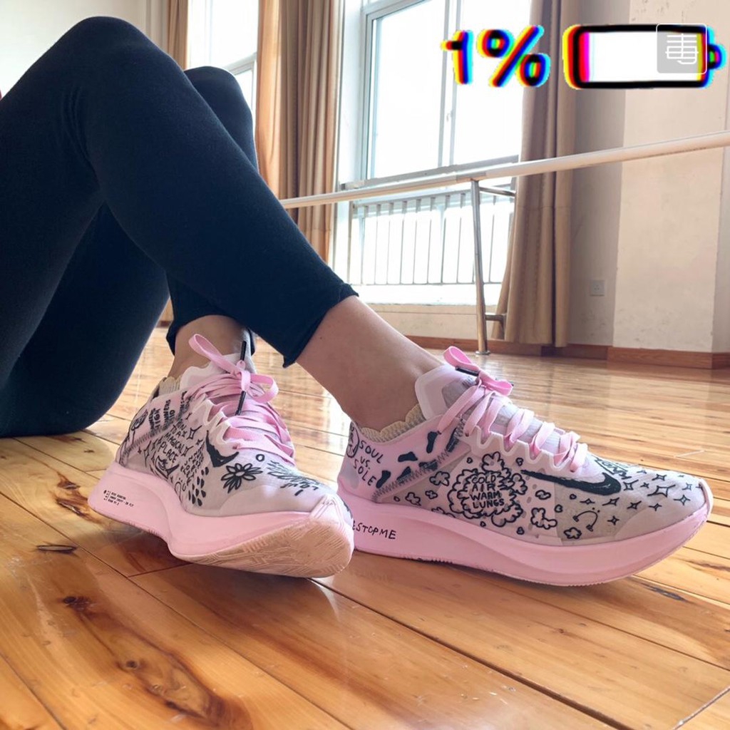 nike zoom fly sp fast pink