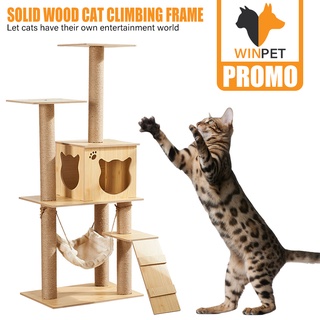Cat Climbing Frame Cat Litter Cat Tree Cat Scratching Board Cat Condo Cat House