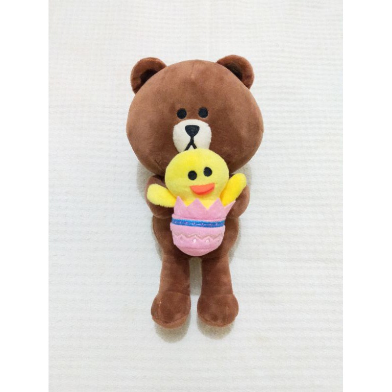 Cute Anime Teddy Bear Stuffed Plush LINE Sally Chick 9.4" Soft Dolls Gift 