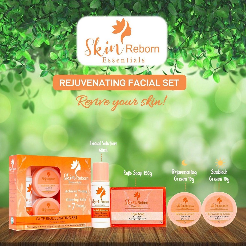 Skincare Whitening Soap and Cream, Skin Reborn Essentials Rejuvenating