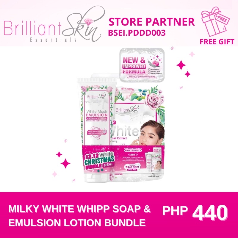 Brilliant Skin 12.12 Milky White Christmas Bundle Promo (Save 65php ...