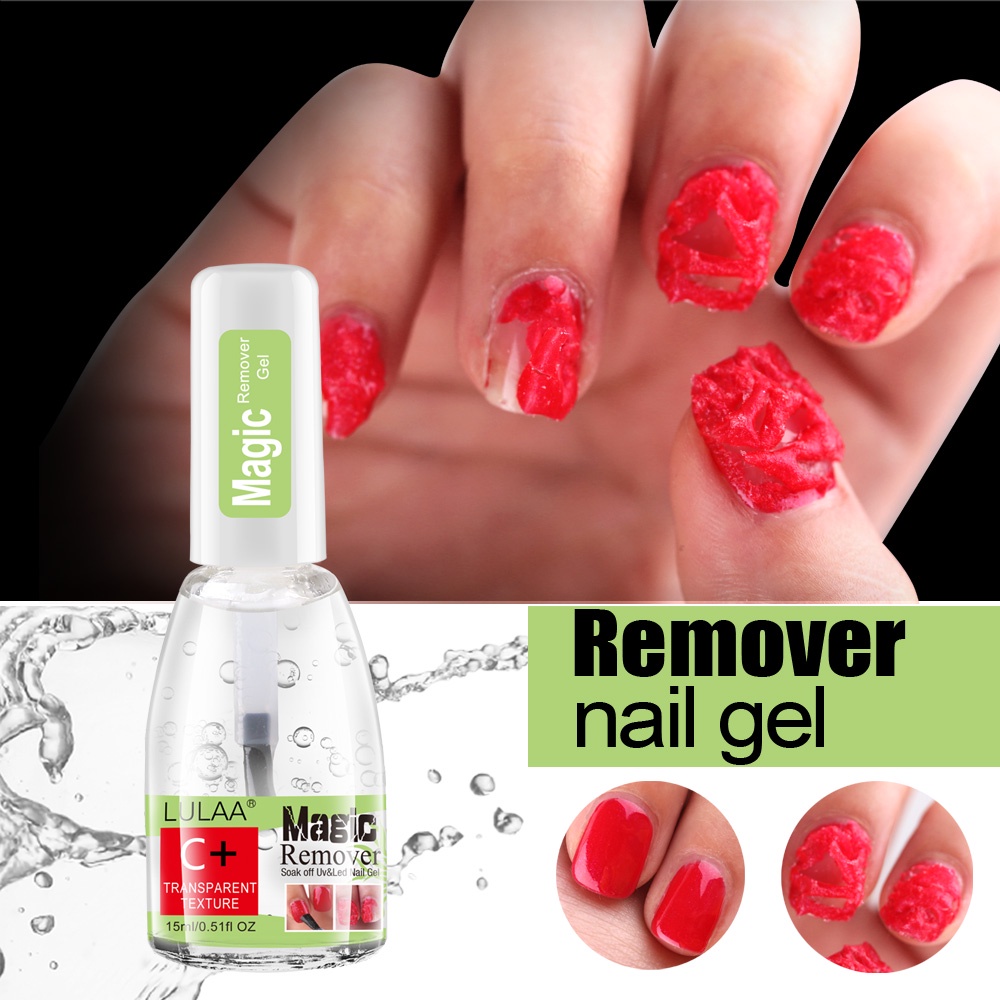 LULAA Nail Polish Burst Magic Gel Nail Polish Remover Soak Off Nail