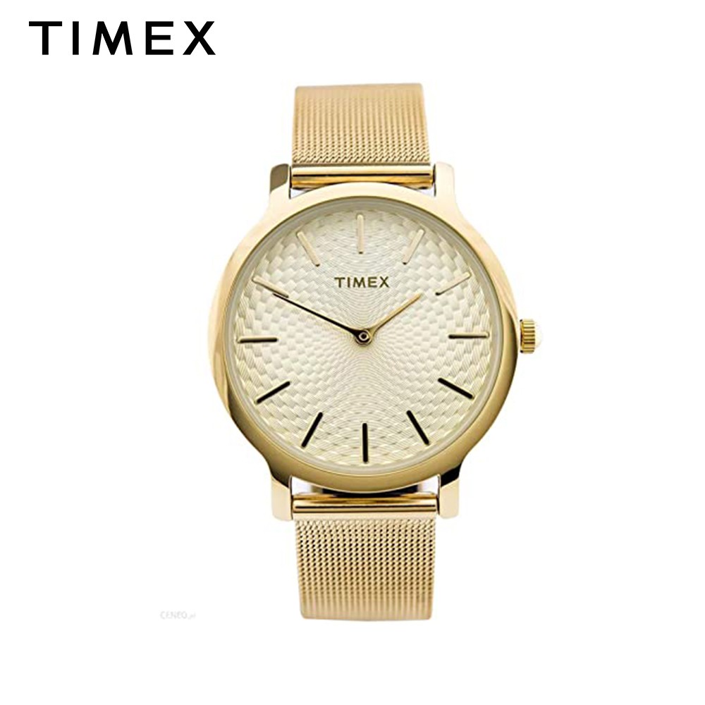 Timex Metropolitan Gold Stainless Steel Analog Quartz Watch For Women  TW2R36100 STYLE | Shopee Philippines