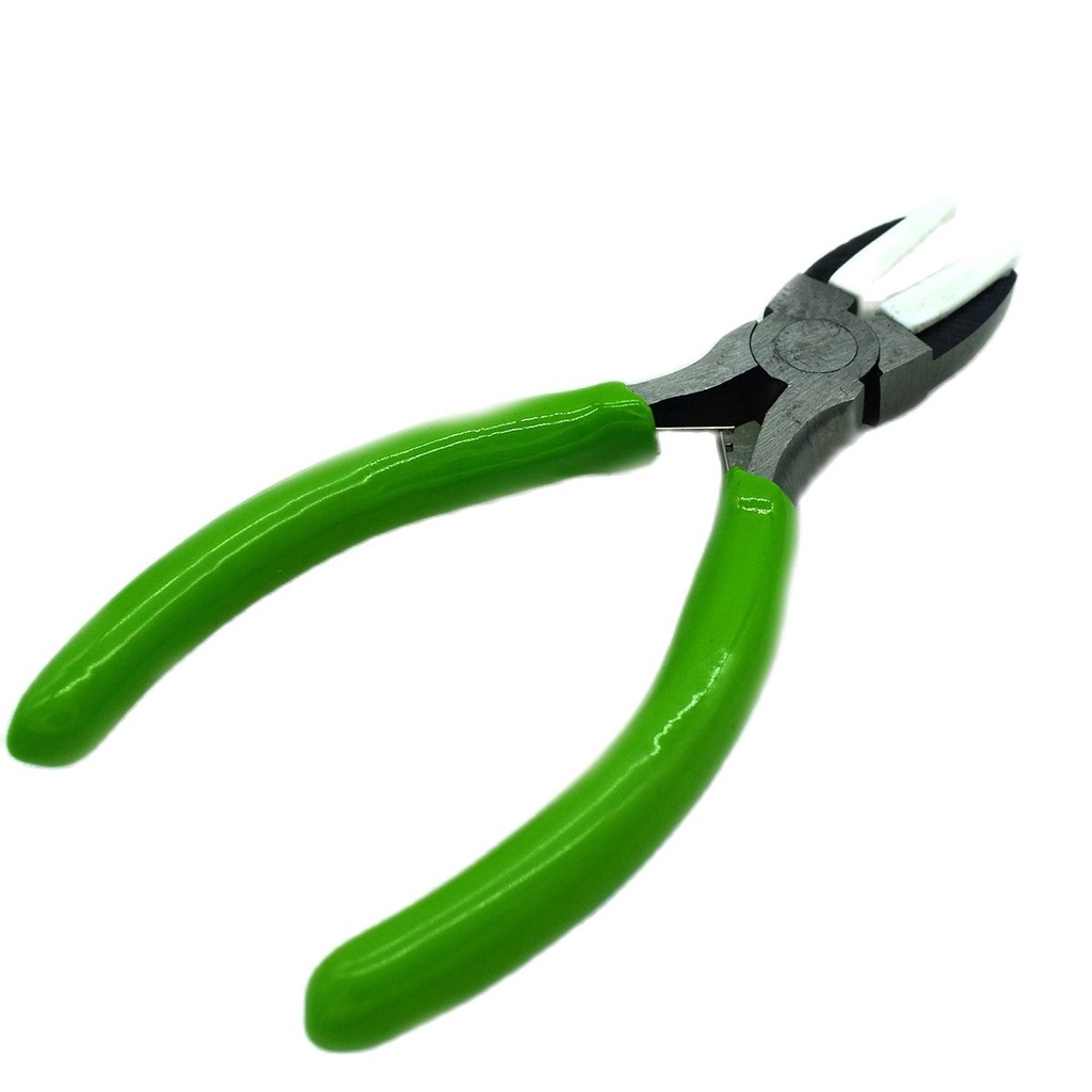 5'' Flat Nose Pliers Nylon Jaws Wide Tips Wire Wrapping Jewelry Making Plier