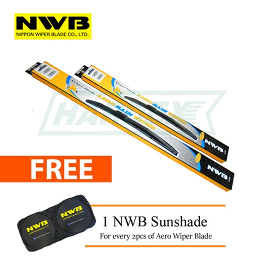 NWB Aero Rain Wiper Blade for Toyota Fortuner 2009-2015 - (SET ...