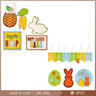 [🆕M2-PER2] 8x Cute Easter Bunny Egg Kit Accessory Rabbit for Home Office Decorations #8