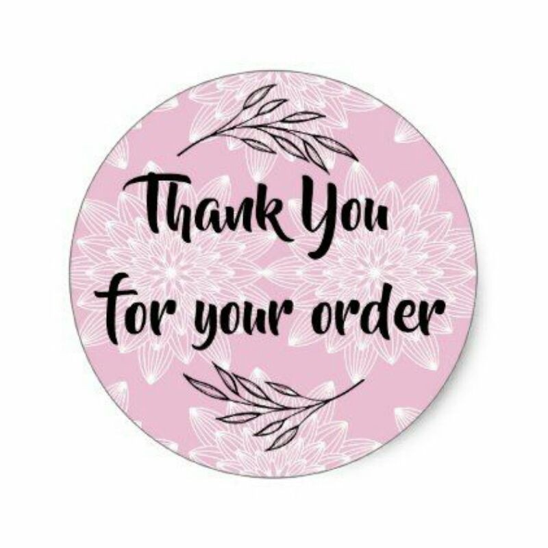 thankyou sticker Medium 200pcs. | Shopee Philippines