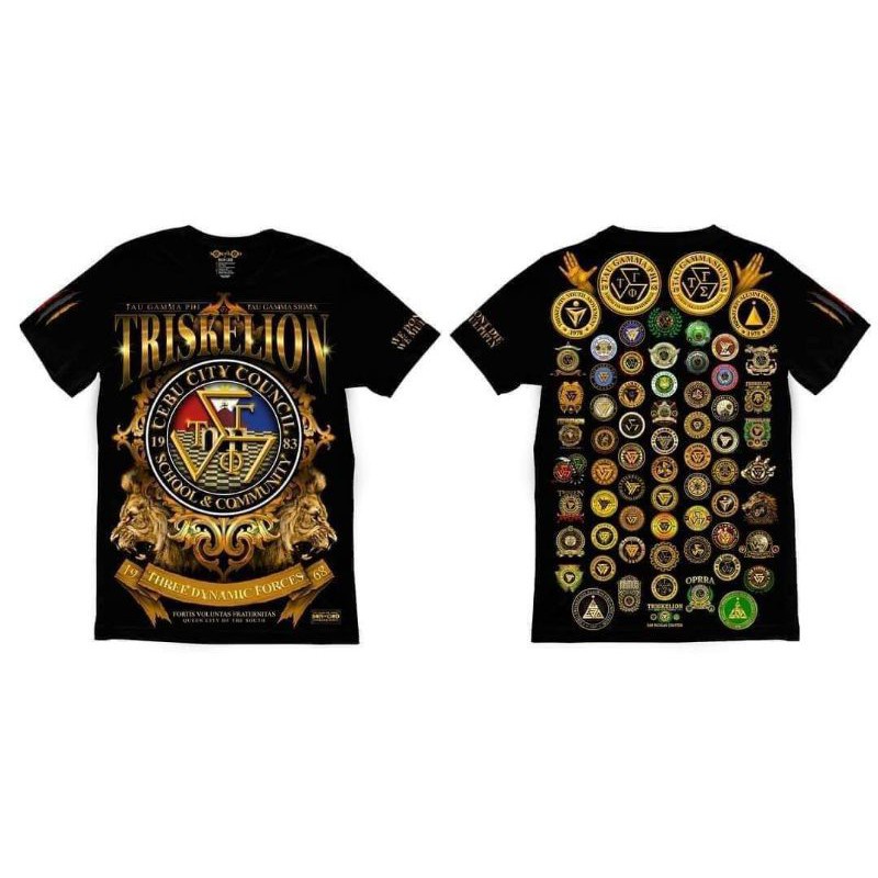 TRISKELION/TAU GAMMA PHI FRAT SHIRT SUBLIMATION FOR MEN #2