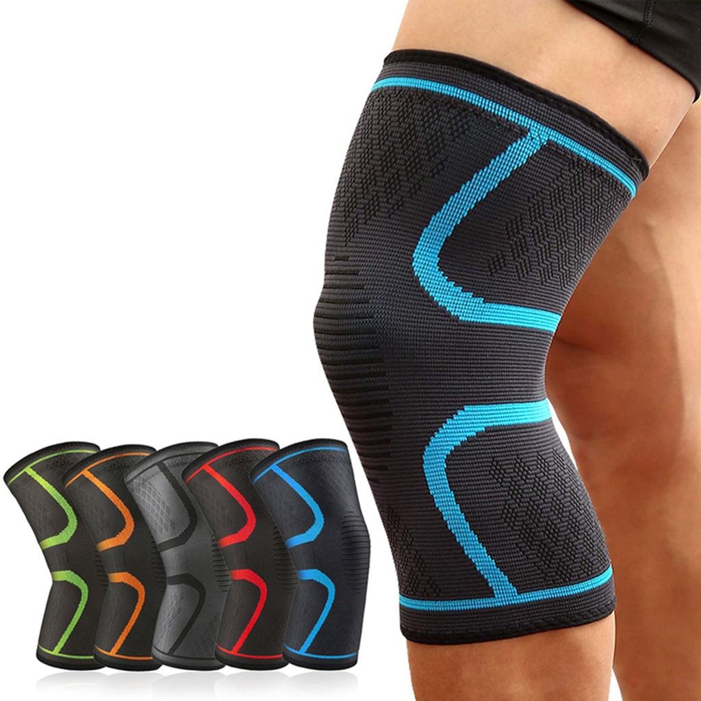 1 PC Elastic Knee Pads Nylon Sports Fitness Kneepad Protective Gear Patella  Brace Support Running Basketball Cycling | Shopee Philippines