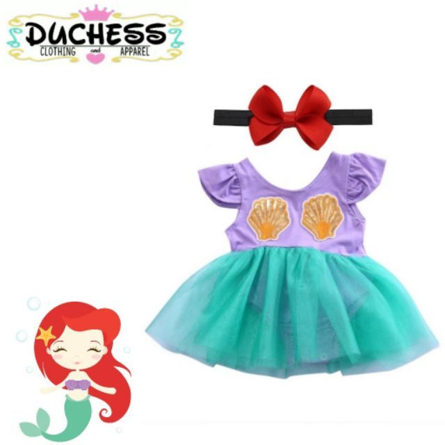 little mermaid baby dress