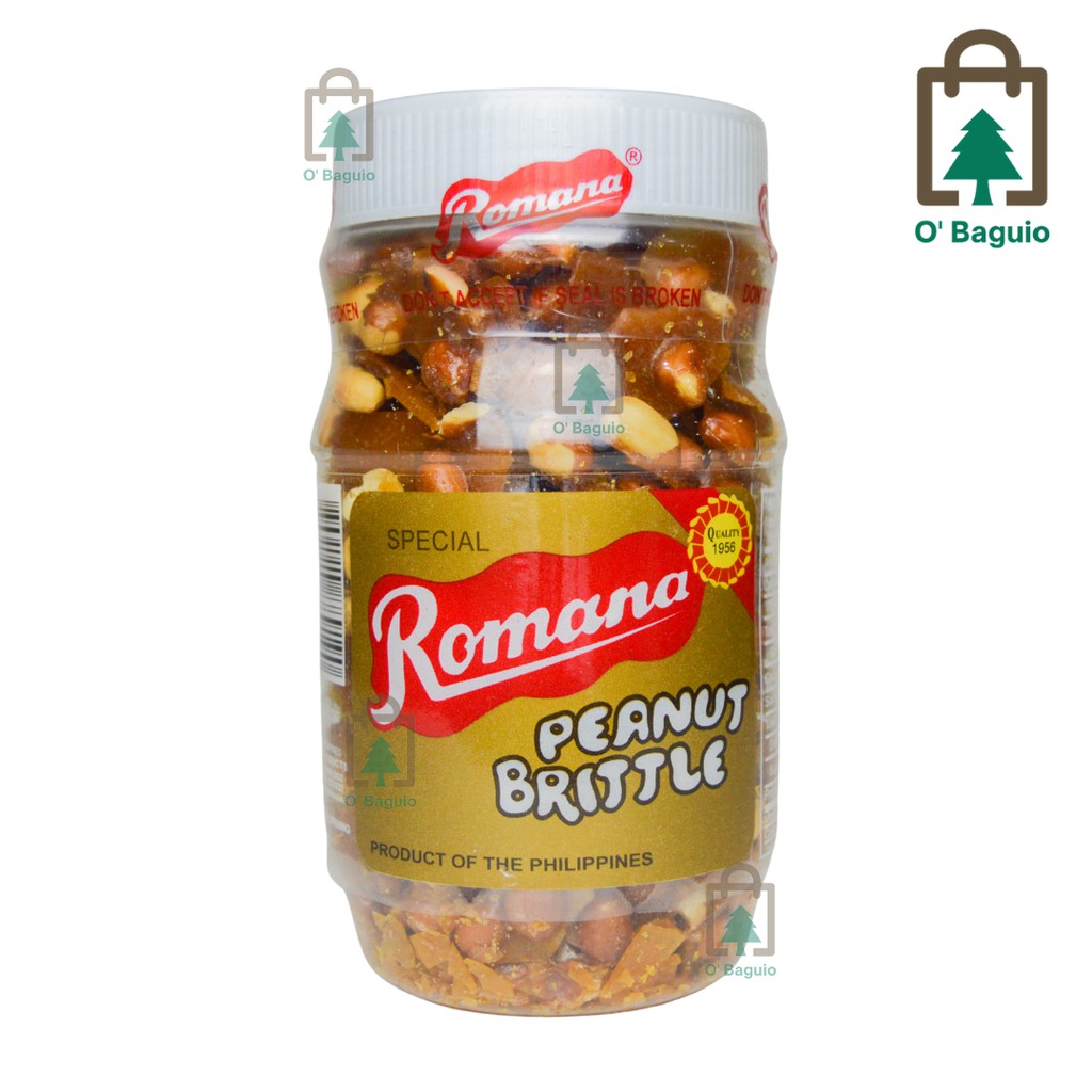 O' Baguio Romana Peanut Brittle (310g) Shopee Philippines