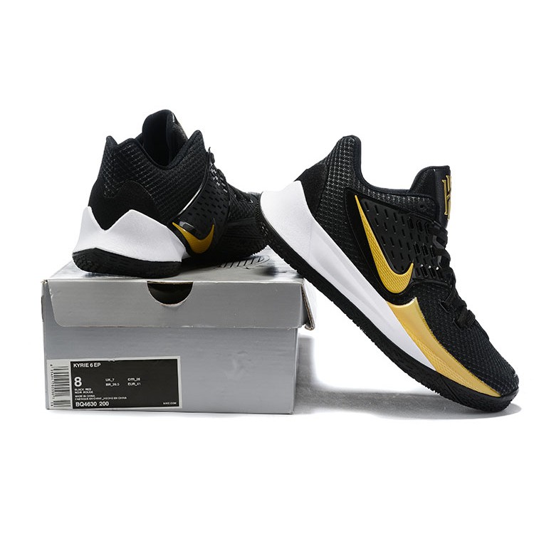 kyrie 6 black metallic gold