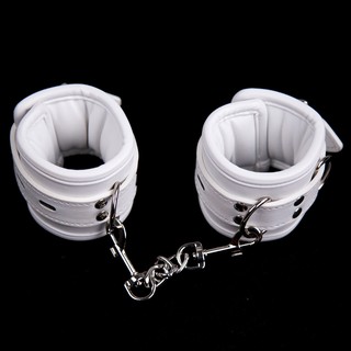 ۩ↂExpandable Metal Spreader Bar with Lock Catch Leather Handcuffs Ankle Bondage Sex Toy Open Leg Sp #3