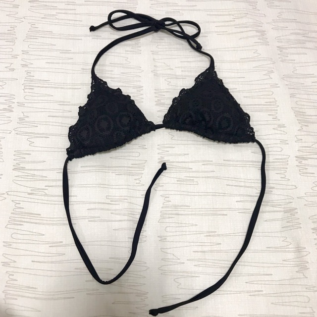 h&m black bikini top