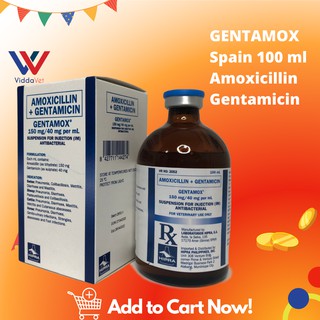 Viddapet Gentamox 100 mL Hipra Spain imported for animals pets livestock pig cattle sheep goat #6