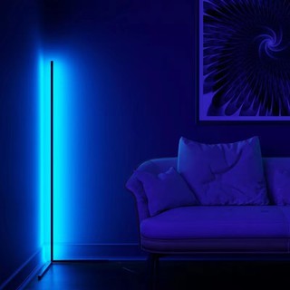 【COD】 rgb light corner Floor Lamp MultiColor Selector Nano led Nordic Minimalist Atmosphere light #6